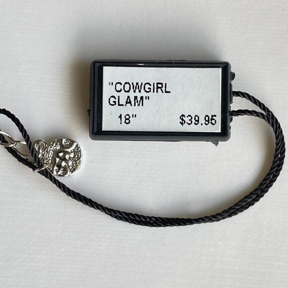 FAC Cowgirl Boot Glam Necklace 18"NWT - Picture 8 of 9